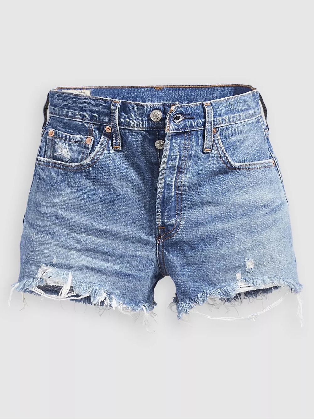 Levi’s 501 Original Fit High Rise Women's Jean Shorts in Medium Wash